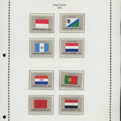 United Nations New York Stamps 1989