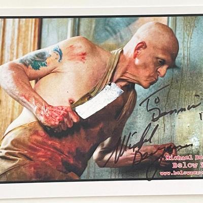 Below Zero Michael Berryman signed photo