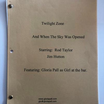 The Twilight Zone - And When the Sky Was Opened - Original Script