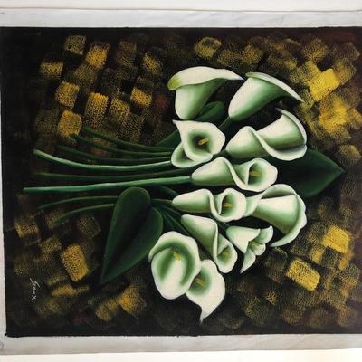 Peace Lillies original painting on canvas