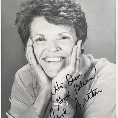Carol Arthur signed photo