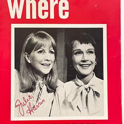 East of Eden Julie Harris signed Where magazine