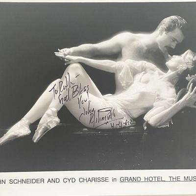 Grand Hotel John Schneider signed photo