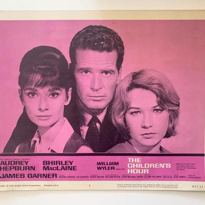 The Children's Hour original 1962 vintage lobby card