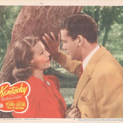 Kentucky 1951 original vintage lobby card