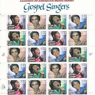 Gospel Singers Stamps