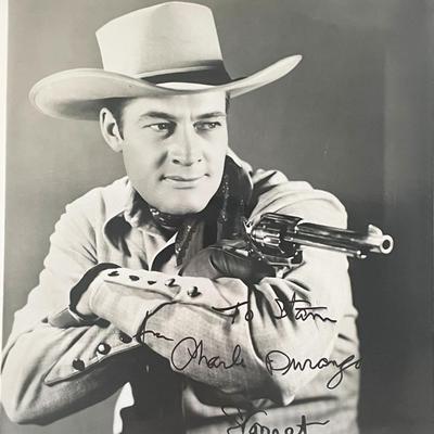 The Durango Kid Charles Starrett signed photo