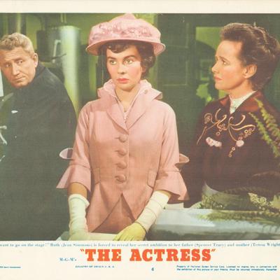 The Actress 1953 original vintage lobby card