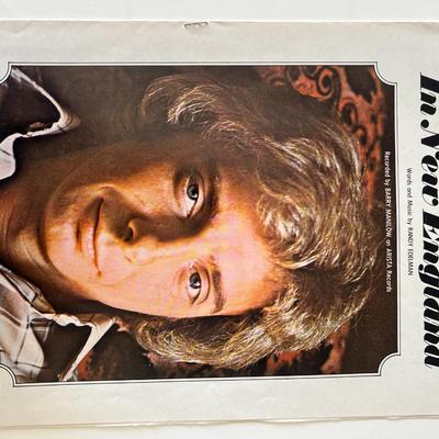 Barry Manilow Weekend in New England music book