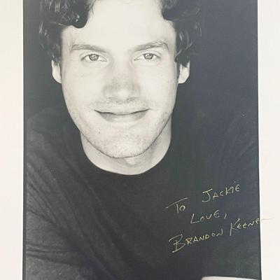 Author Brandon Keene signed photo