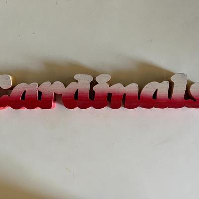 St. Louis Cardinals Logo Block