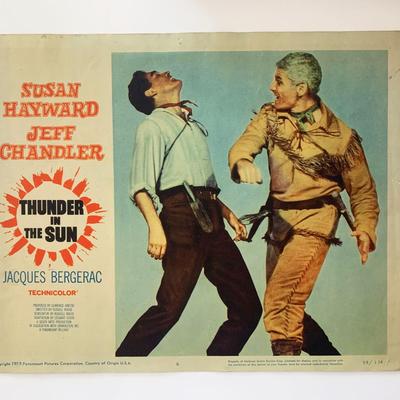 Thunder in the Sun original 1959 vintage lobby card