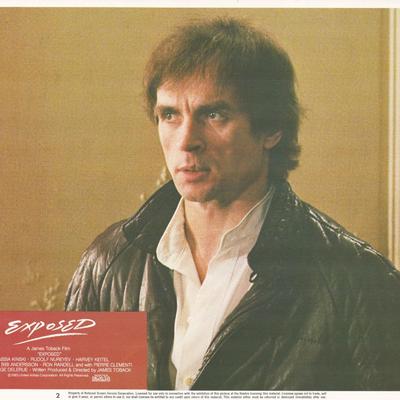Exposed  1983 original vintage lobby card