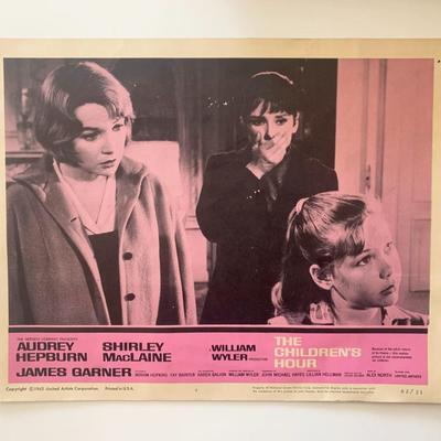 The Children's Hour original 1962 vintage lobby card