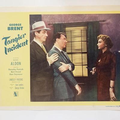 Tangier Incident original 1953 vintage lobby card