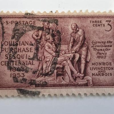1953 3Â¢ Louisiana Purchase Sesquicentennial Stamp