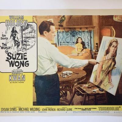 The World of Suzie Wong original 1965R vintage lobby card