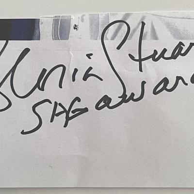 American actress Gloria Stuart original signature