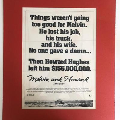 Melvin and Howard Movie Poster