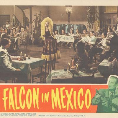 The Falcon in Mexico  1944 original vintage lobby card