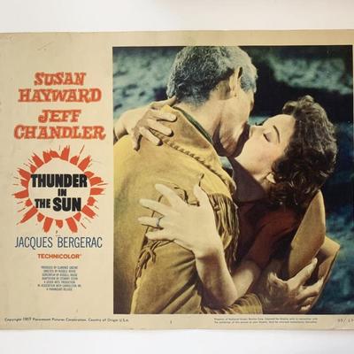 Thunder in the Sun original 1959 vintage lobby card