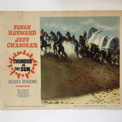 Thunder in the Sun original 1959 vintage lobby card