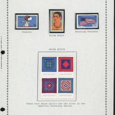 2001 United States Commemorative Stamp Set