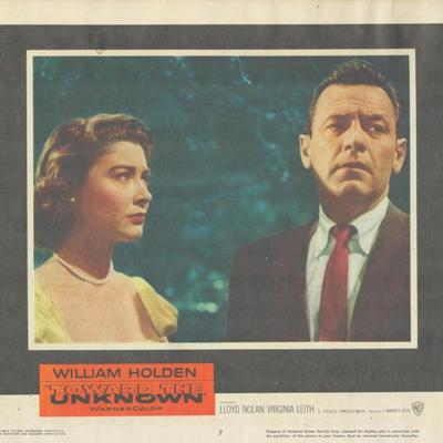 Toward the Unknown 1956 original vintage lobby card