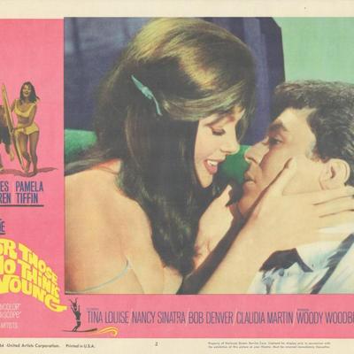 For Those Who Think Young 1964 original vintage lobby card