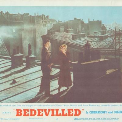 Bedevilled 1955 original vintage lobby card