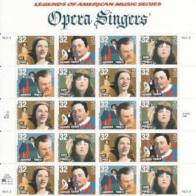 Opera Singers Stamps
