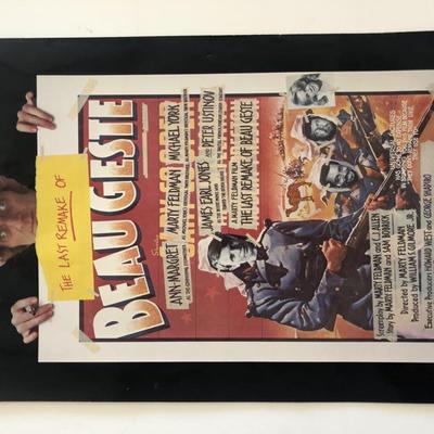 The Last Remake of Beau Geste Original Vintage Movie Poster