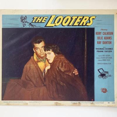 The Looters original 1955 vintage lobby card