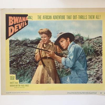 Bwana Devil original 1954 vintage lobby card