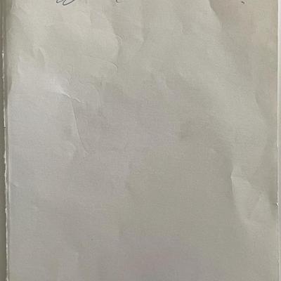 William French Smith original signature