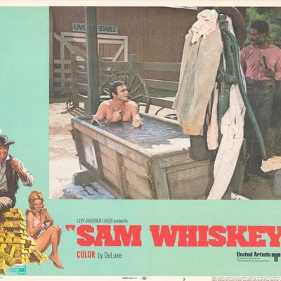 Sam Whiskey 1969 original vintage lobby card