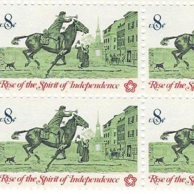 Rise of the Spirit of Independence Stamps