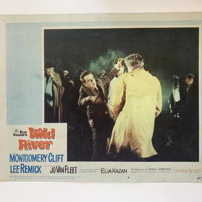 Wild River original 1960 vintage lobby card