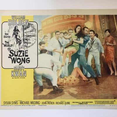 The World of Suzie Wong original 1965R vintage lobby card