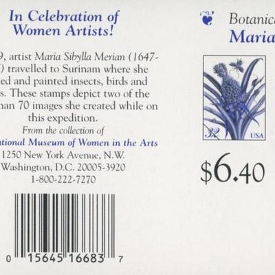 Merian Botanical Prints Full Stamp Book