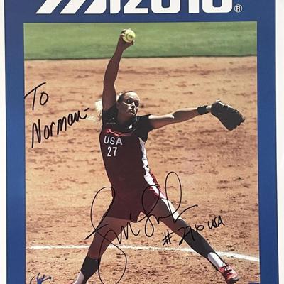 USA softball Jennie Finch signed photo