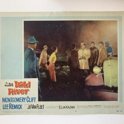 Wild River original 1960 vintage lobby card
