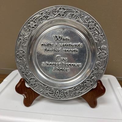 1980 With a Mothers Love Plate