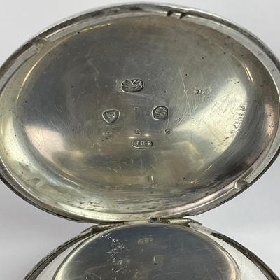 PR160 Antique Sterling Swiss Pocket Watch