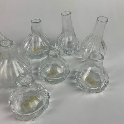 PR162 12 Crocus Glass Vases