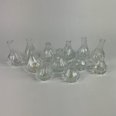 PR162 12 Crocus Glass Vases