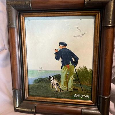 Sale Photo Thumbnail #173: Signed Oil Painting, Gassman