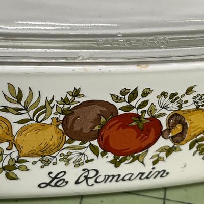 Sale Photo Thumbnail #77: Includes Casserole Dish with Glass Lid and featuring the “Spice of Life” pattern.