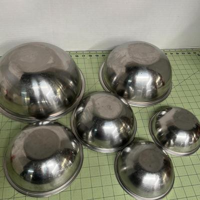 Sale Photo Thumbnail #141: Lightweight Polished stainless steel Bowls.