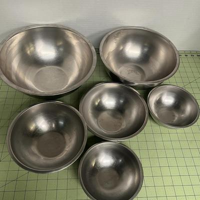 Sale Photo Thumbnail #140: Lightweight Polished stainless steel Bowls.